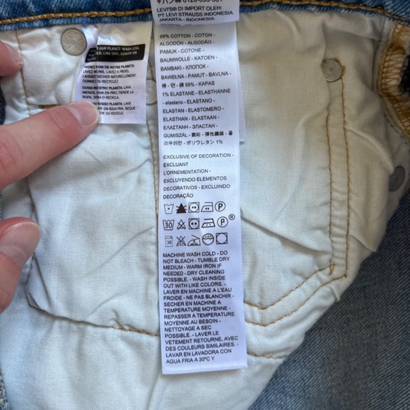 BNWOT⎜Levi's⎜501 SKINNY JEAN⎜TANGO LIGHT - Picture 10 of 14